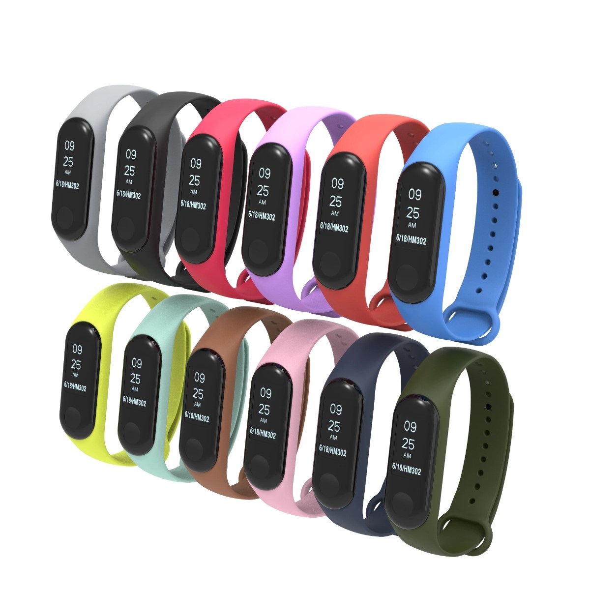 Pulsera Mi Band 3 / 4 Verde Militar Xiaomi