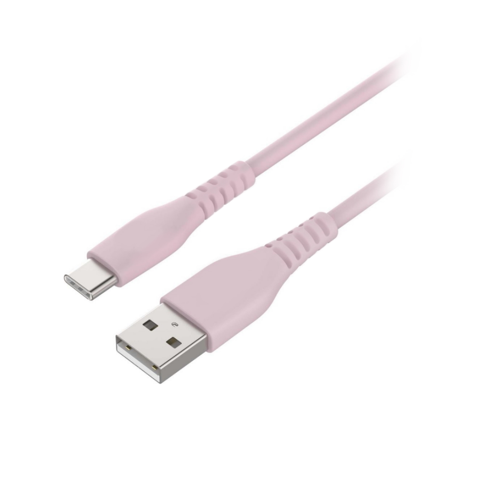 Cable USB C a USB Silicon Rosa 1m Alo