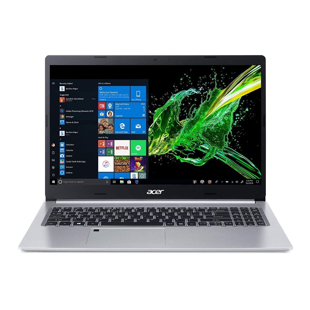 Notebook Acer Aspire 5 I5 10210U - 12GB - 240SSD - 15,6 FHD IPS - Silver + W10