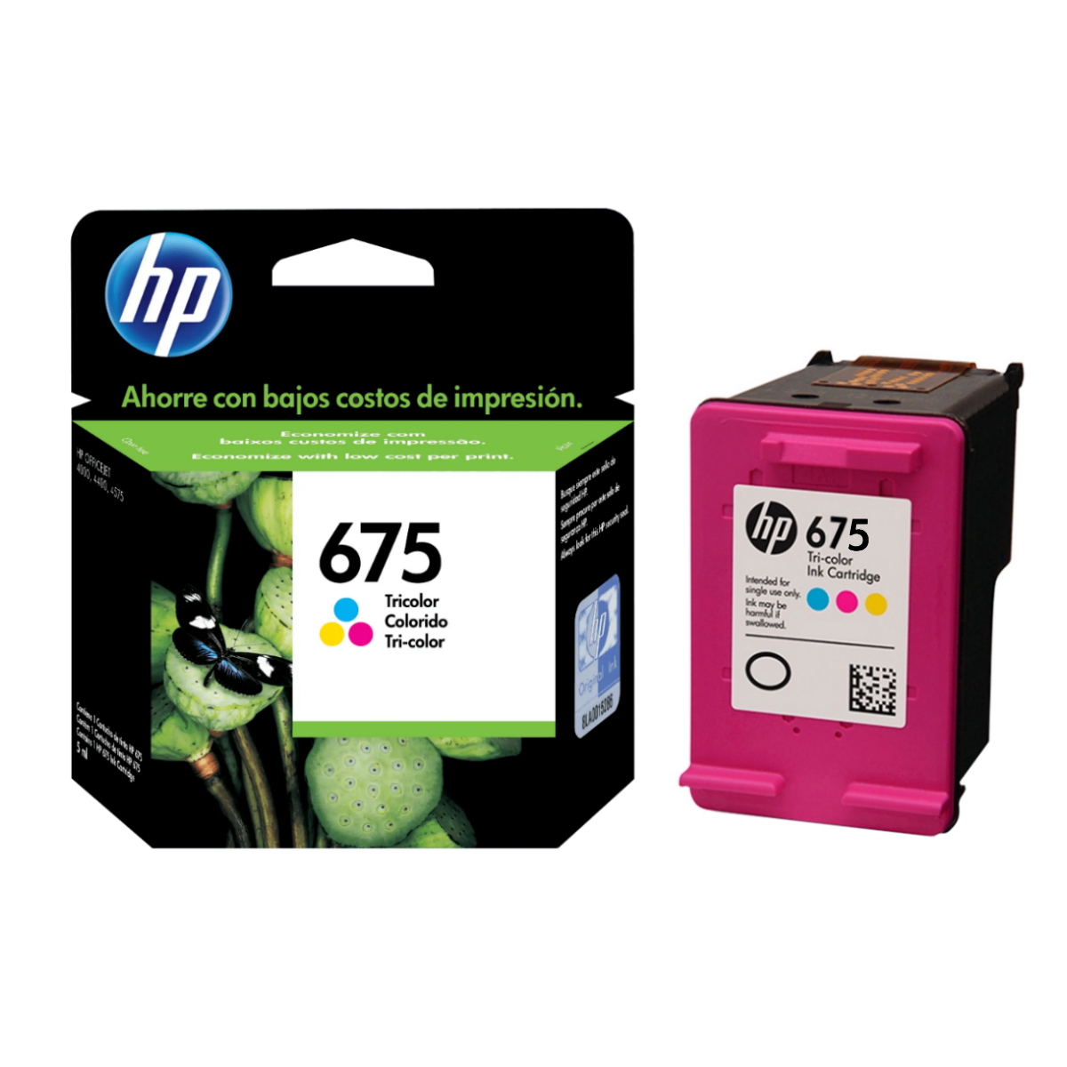 Cartucho HP 675 Color Original