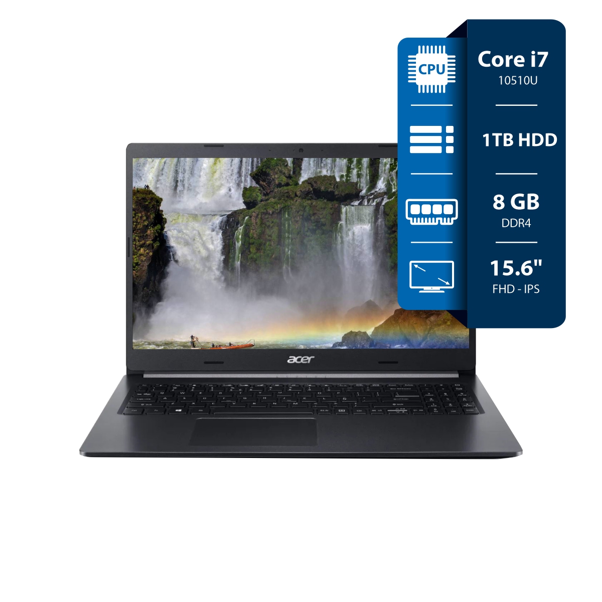Notebook Acer Aspire 5 I7 10510U - 8GB - 256GB - 15,6 FHD IPS