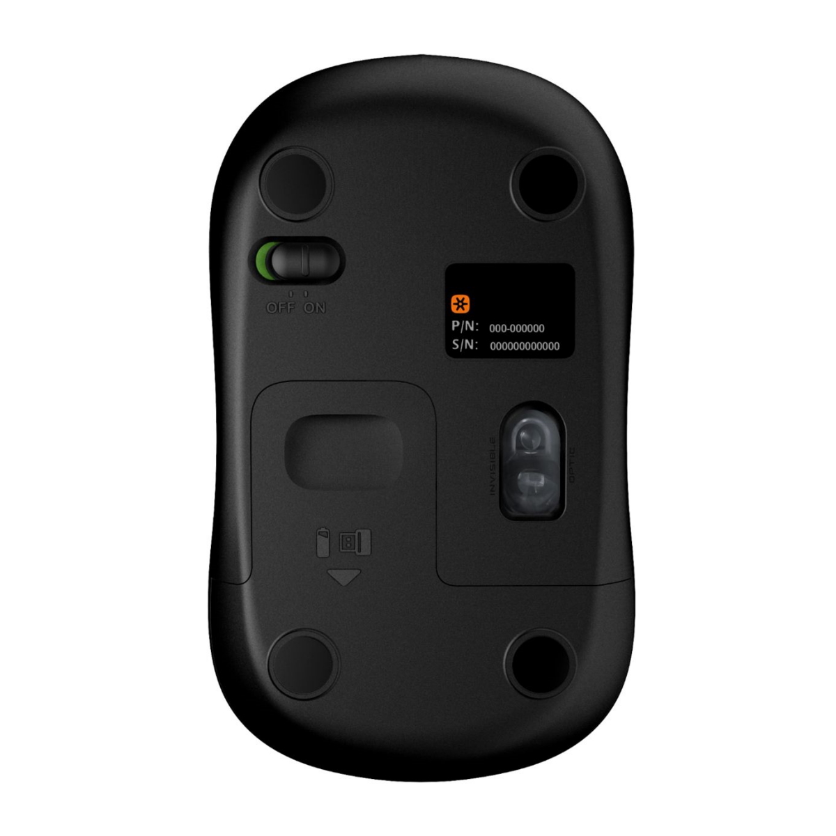 Mouse Inalambrico M317 Golden Garden Negro 1000 DPI Logitech