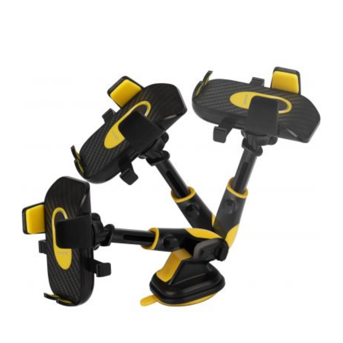 Soporte Celular Auto WD-C31-BY Negro/Amarillo Wesdar