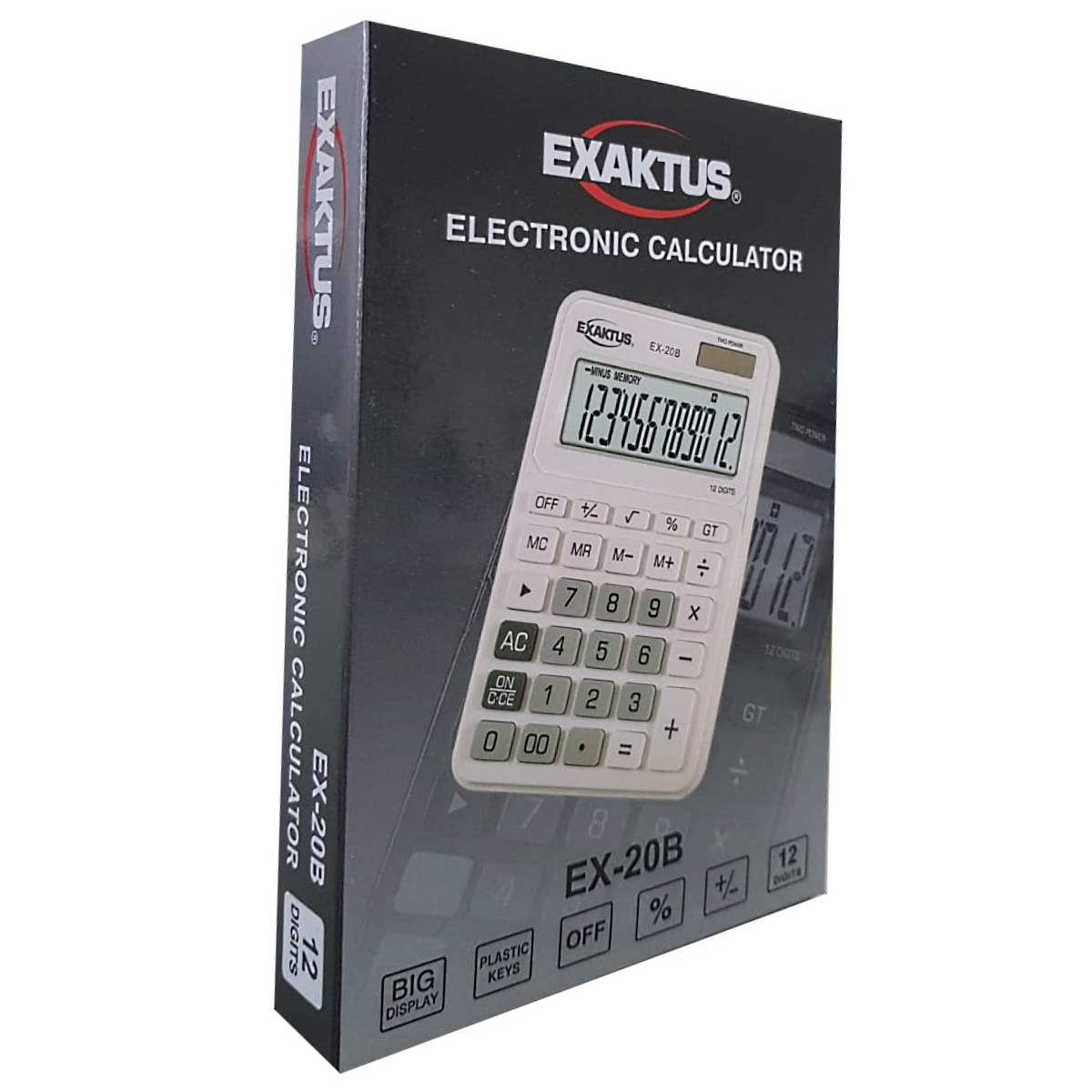 Calculadora EX-20B Blanco Exaktus