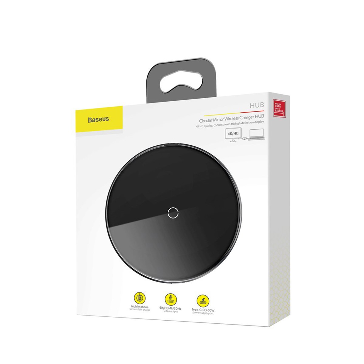 Hub USB C / USB 3.0 + USB 2.0 + HDMI + Carga Inalambrica BaseUs
