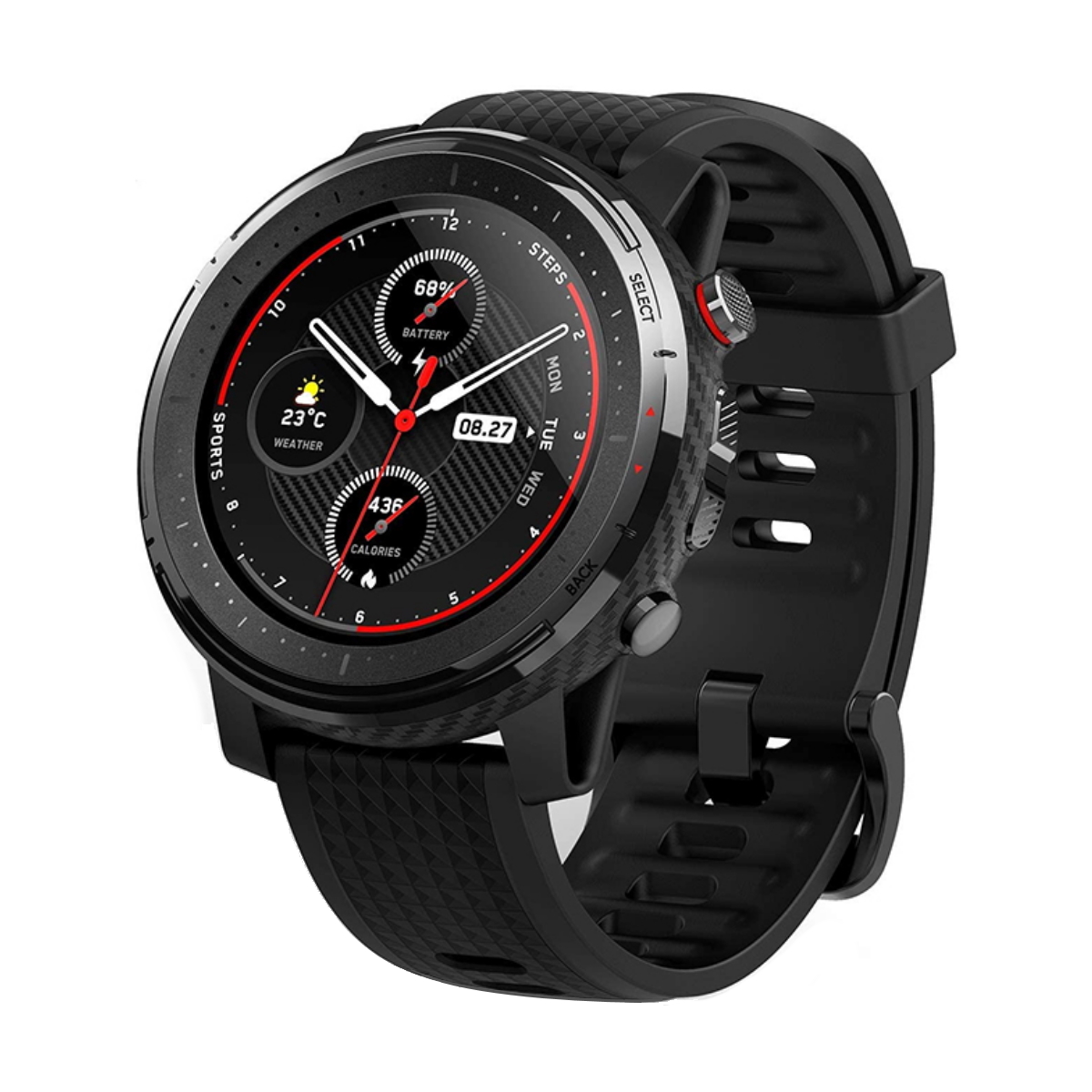 SmartWatch Stratos 3 Black Amazfit