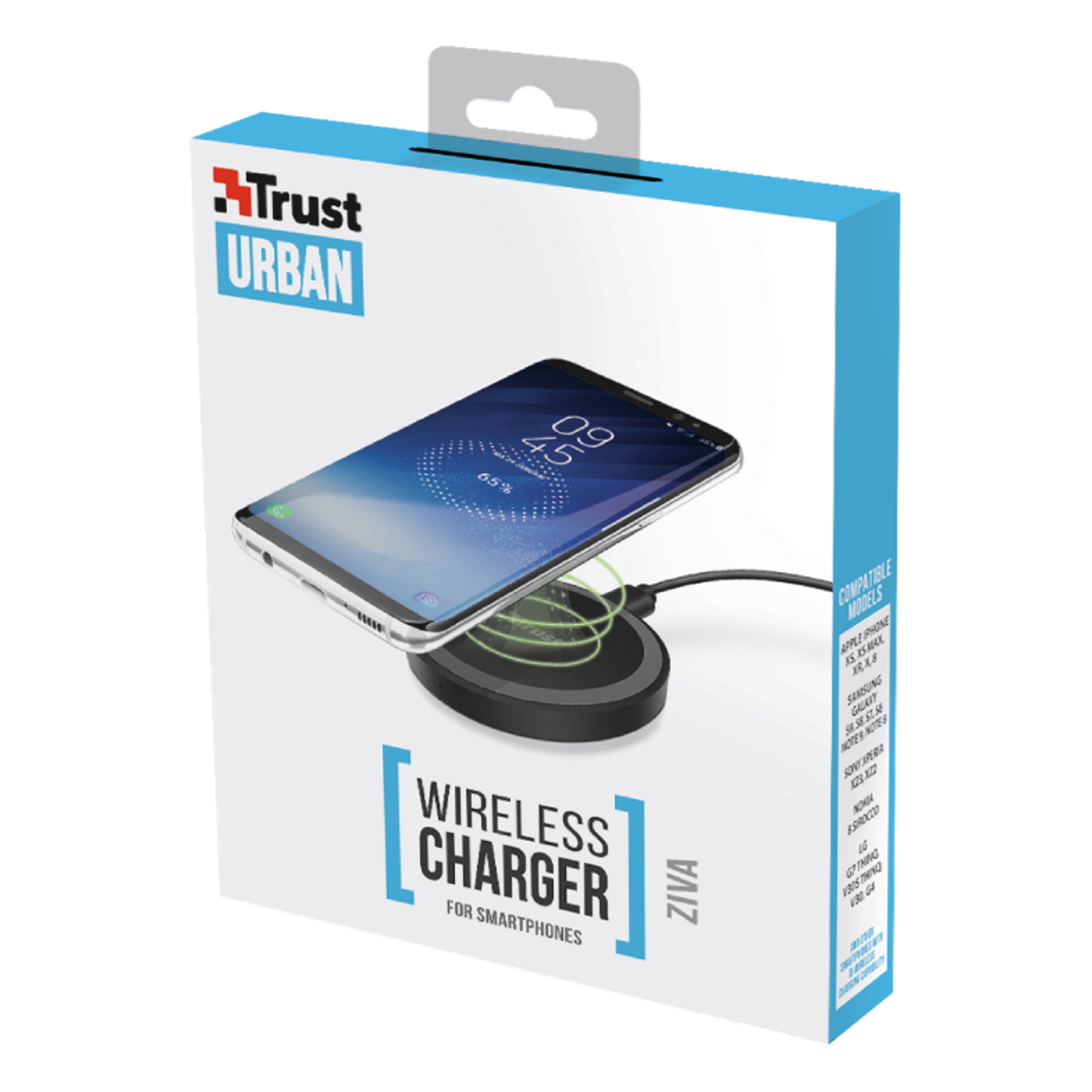 Cargador Inalambrico Celular Aria Trust