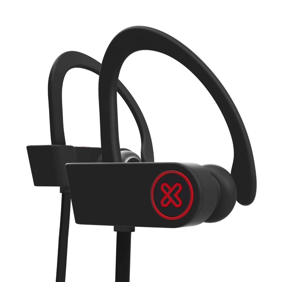 Auriculares Bluetooth In Ear JogBudz II KSM-150BK Negro/Rojo KlipXtreme