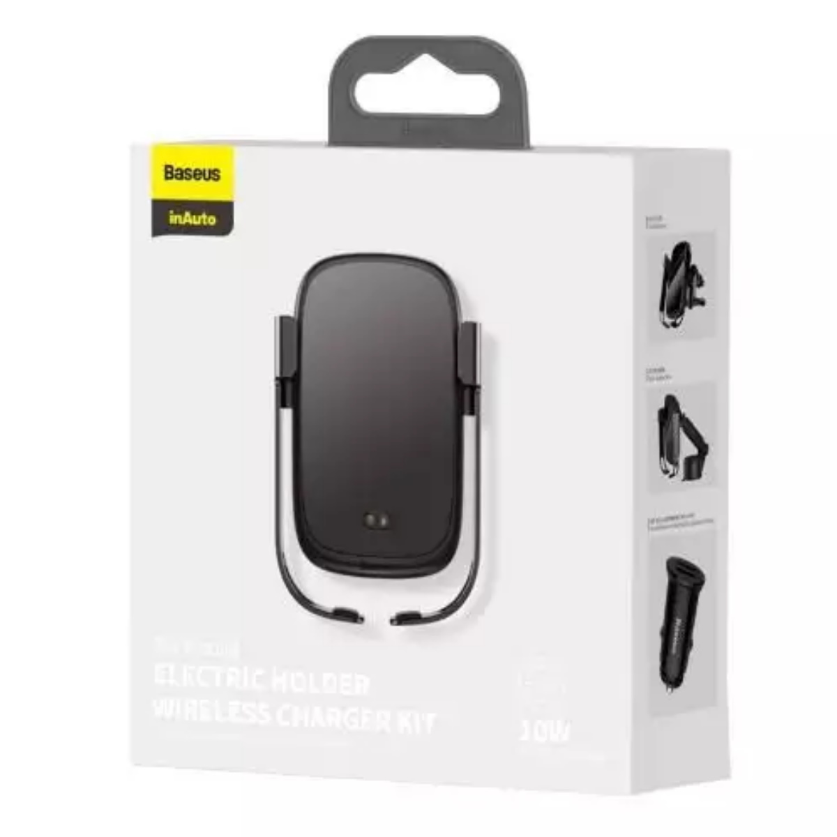 Soporte Celular Auto Brazo Cargador Inalambrico Electrico BaseUs