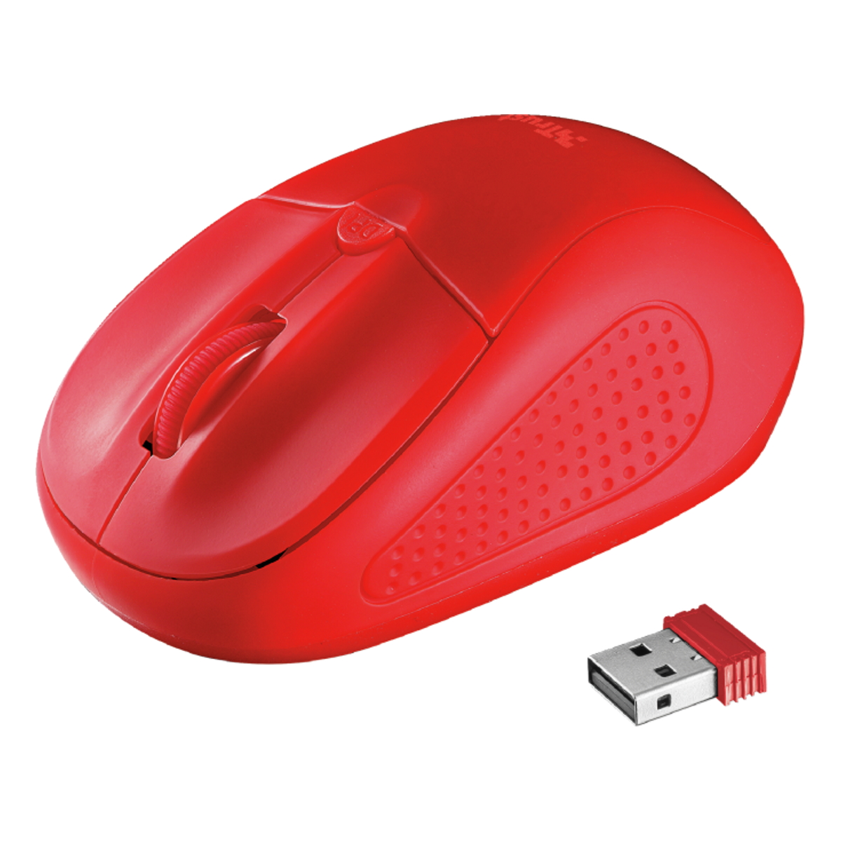 Mouse Inalambrico Primo 1600 DPI Rojo Trust