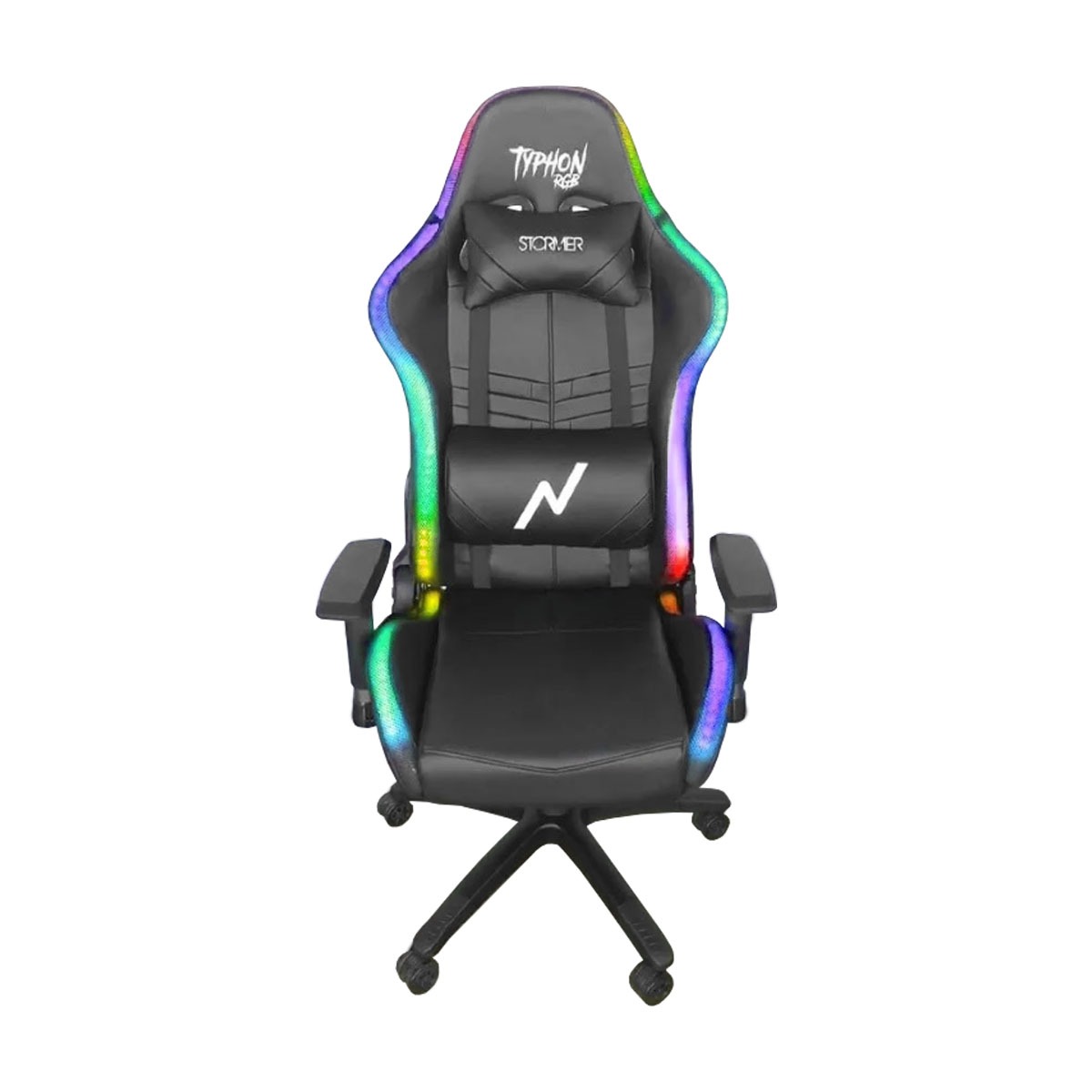 Silla Gamer Typhon Negra RGB Noga
