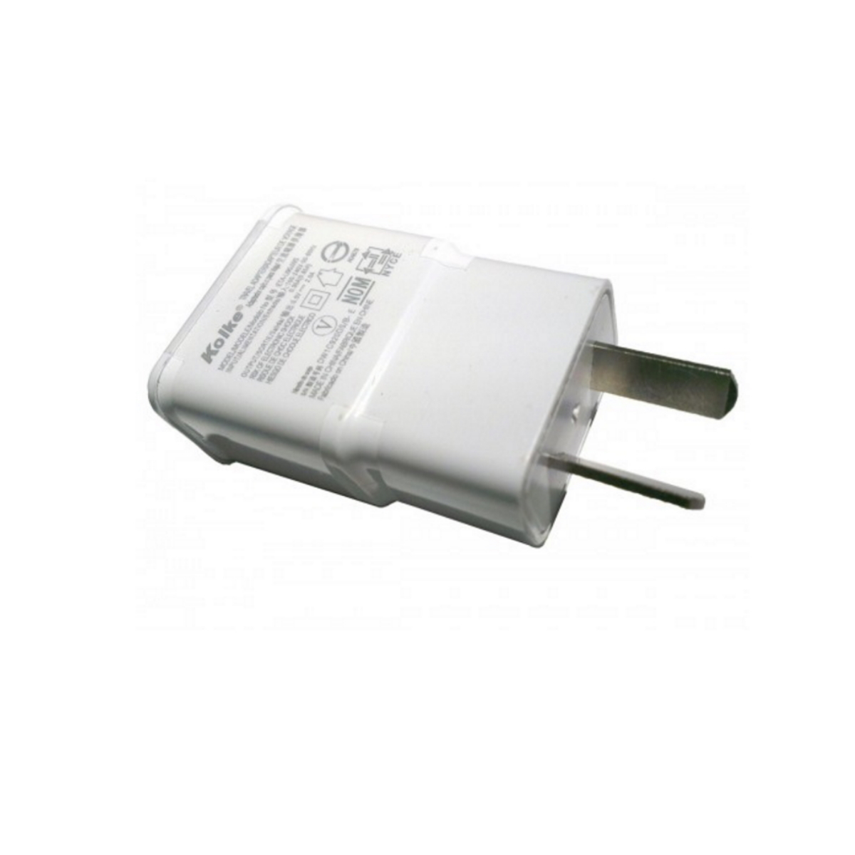 Cargador USB KCR230 5v 2A Blanco Kolke