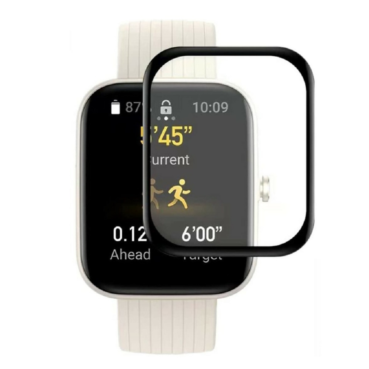 Vidrio Templado Borde Negro Bip 3 Amazfit