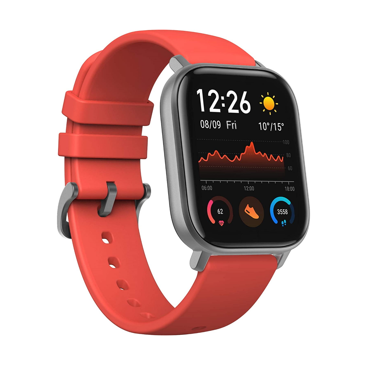 SmartWatch GTS Naranja Vermilion Amazfit
