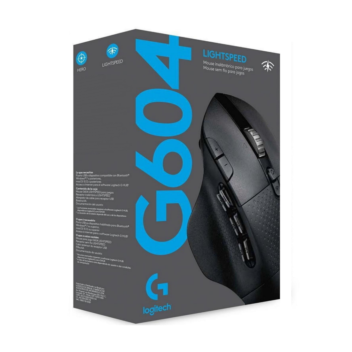 Mouse Gamer Inalambrico G604 Lightspeed 25600 DPI Logitech