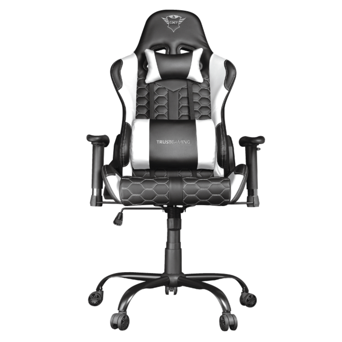 Silla Gamer GXT 708W Negro y Blanco Trust