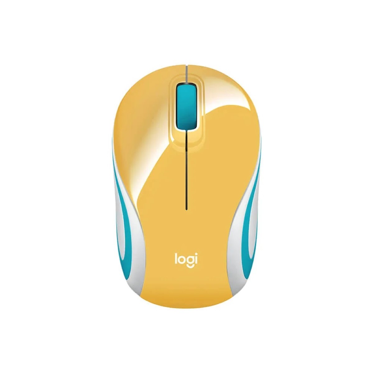 Mouse Inalambrico M187 Amarillo Logitech
