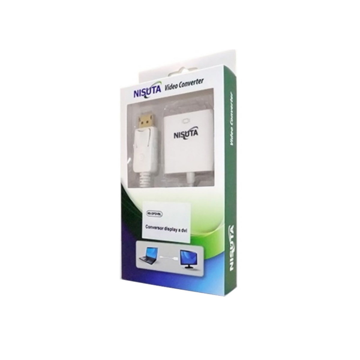 Conversor DisplayPort a DVI Nisuta
