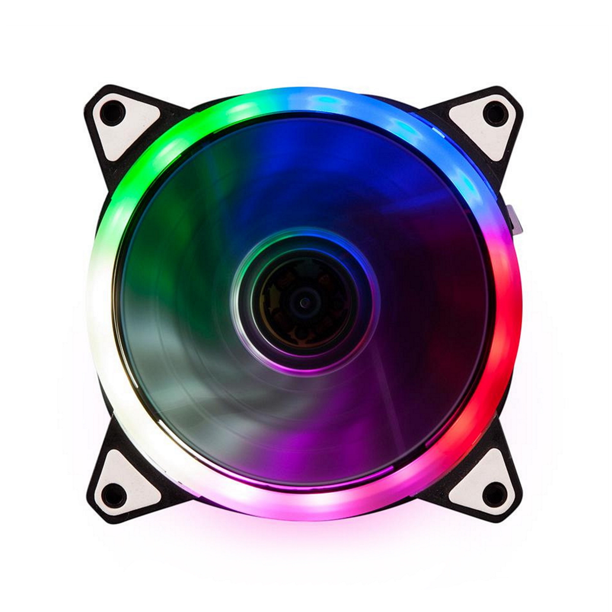 Cooler Gabinete 120x120mm 5V Negro RGB Netmak