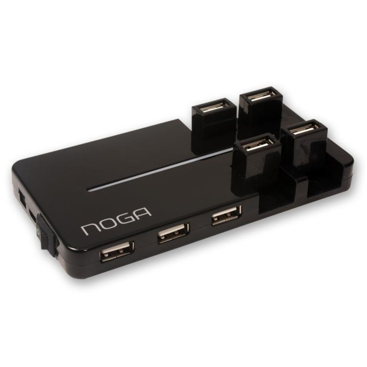 Hub Usb Ngh-101 Con Fuente Noga