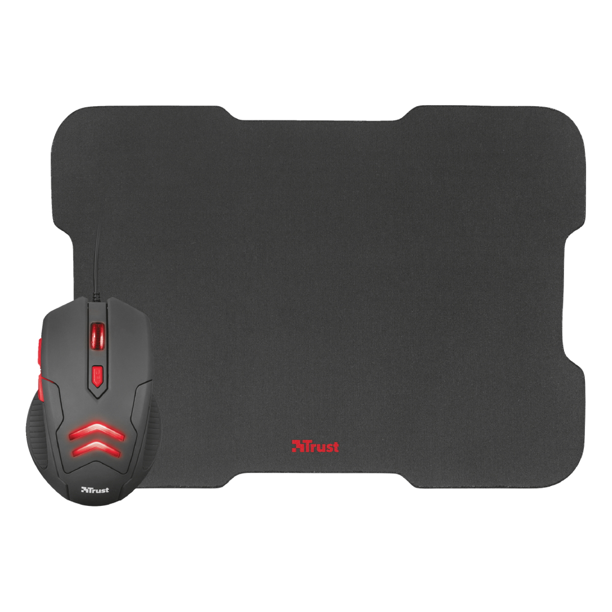 Kit Mouse Mousepad Gamer Ziva Trust