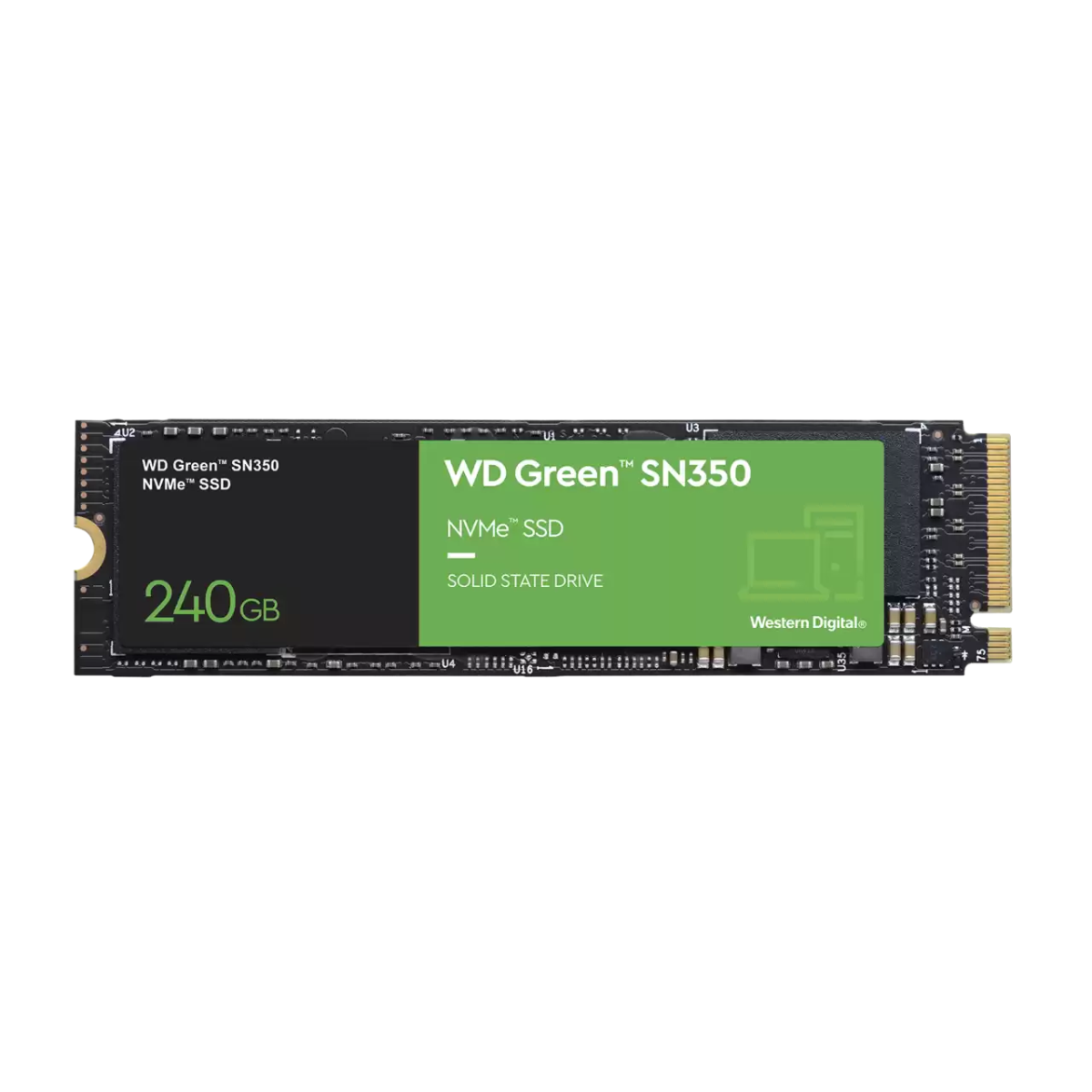 Disco Solido SSD M.2 NVMe 240GB Sn350 Green WD
