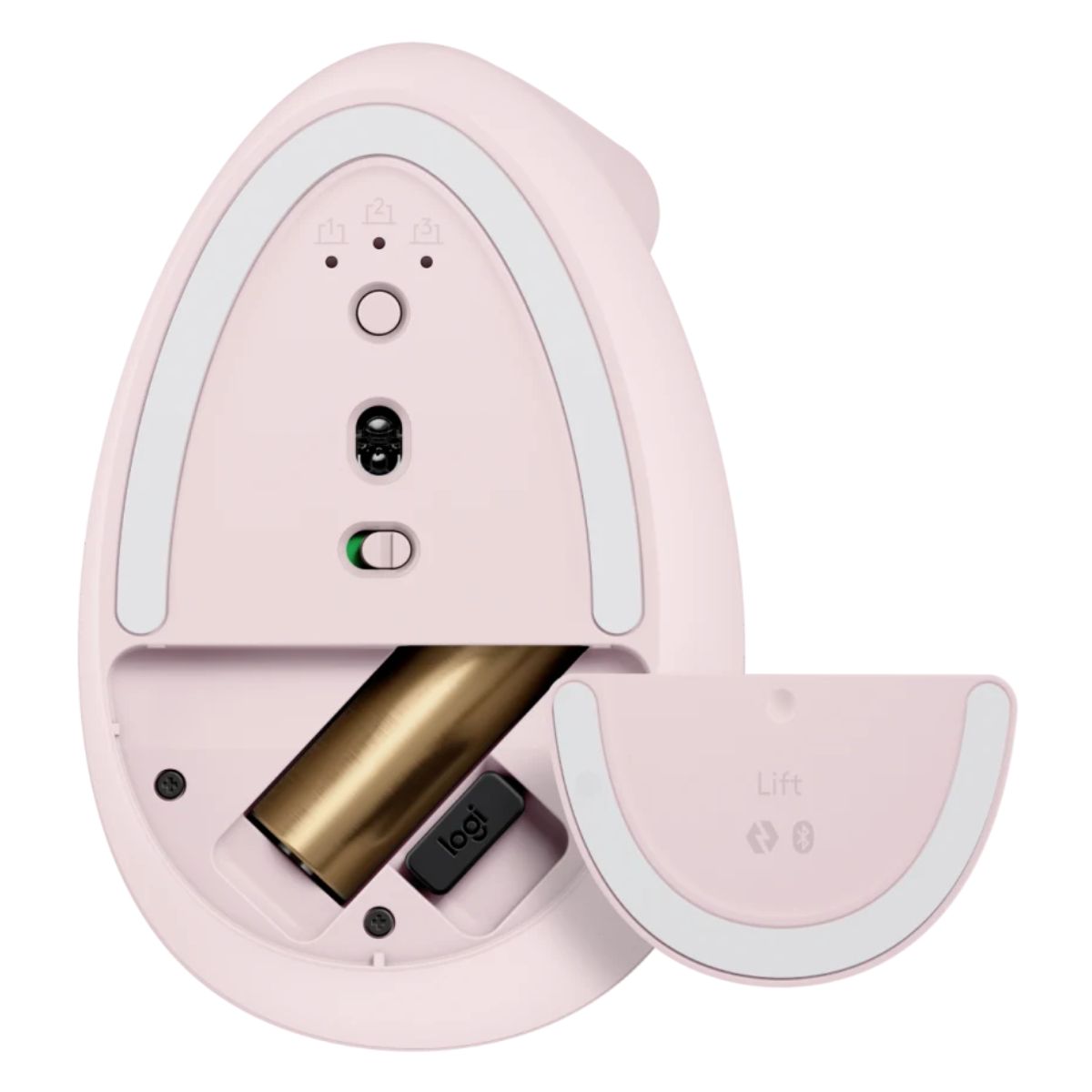 Mouse Lift Vertical Inalambrico Rosa Logitech