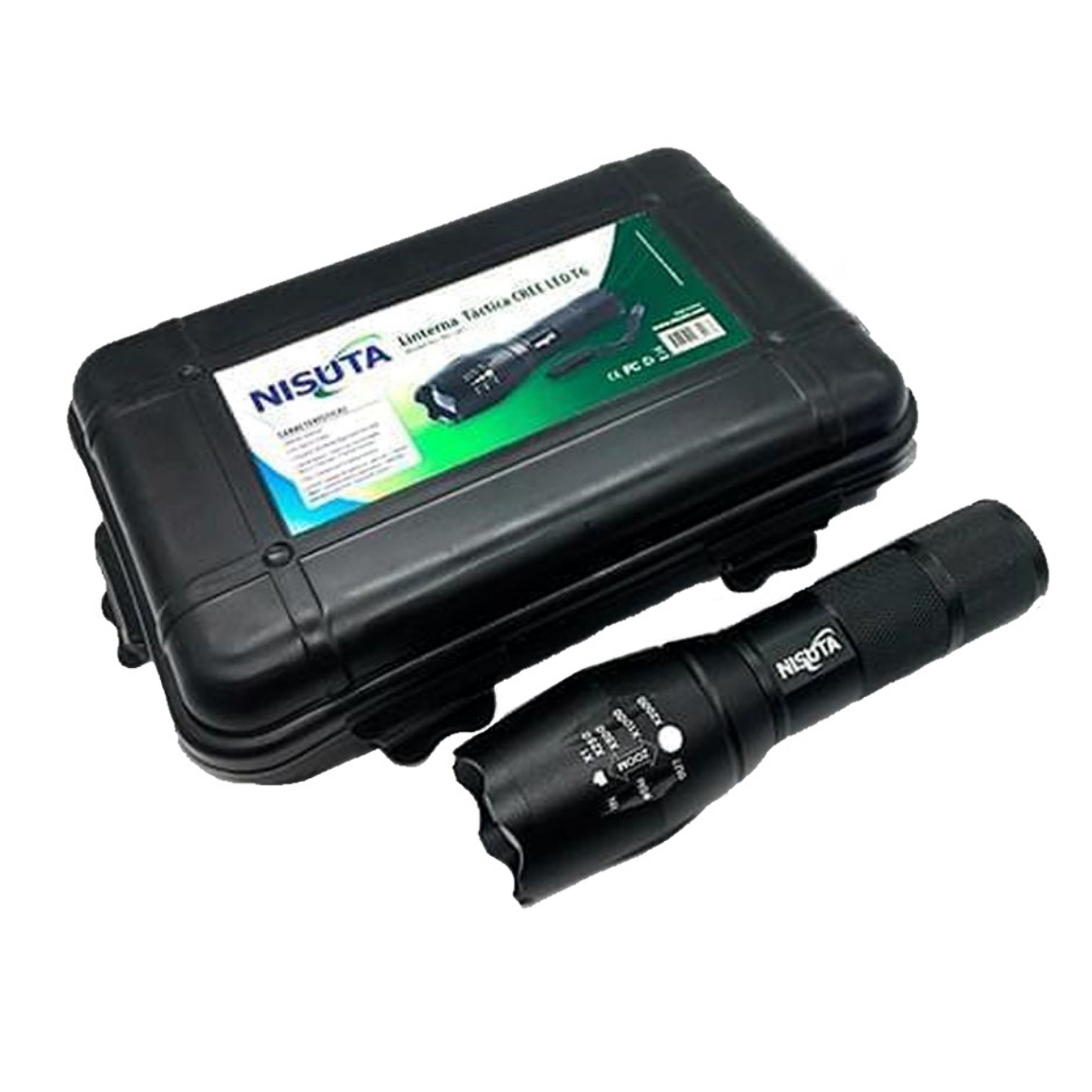 Linterna Cree Led t6 10W Zomm - recargable Tipo Vincha Nisuta