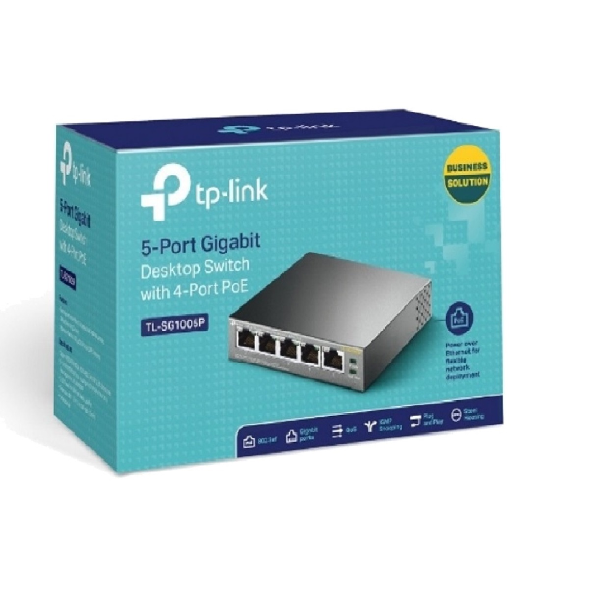Switch 5p Puertos (4 Poe) Tl-sg1005p Gigabit Desktop Tp-link
