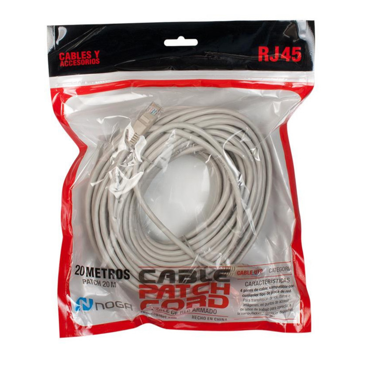 Cable De Red UTP 20m Noga