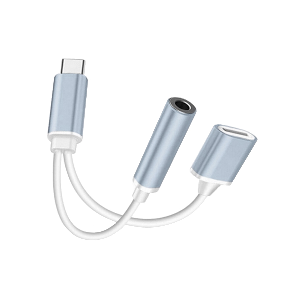 Adaptador USB C a Jack 3.5mm y Jack carga DITRON