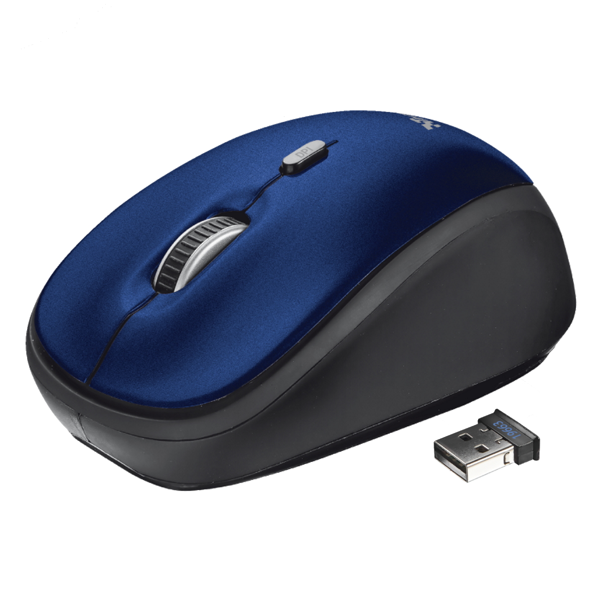 Mouse Inalambrico Yvi Azul 1600 DPI Trust