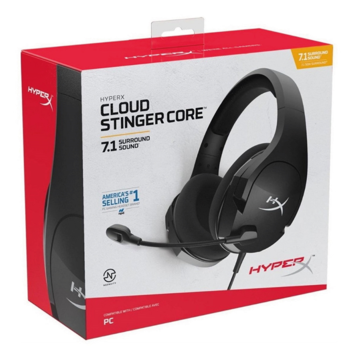Auriculares Gamer Cloud Stinger Core 7.1 PC Hyperx