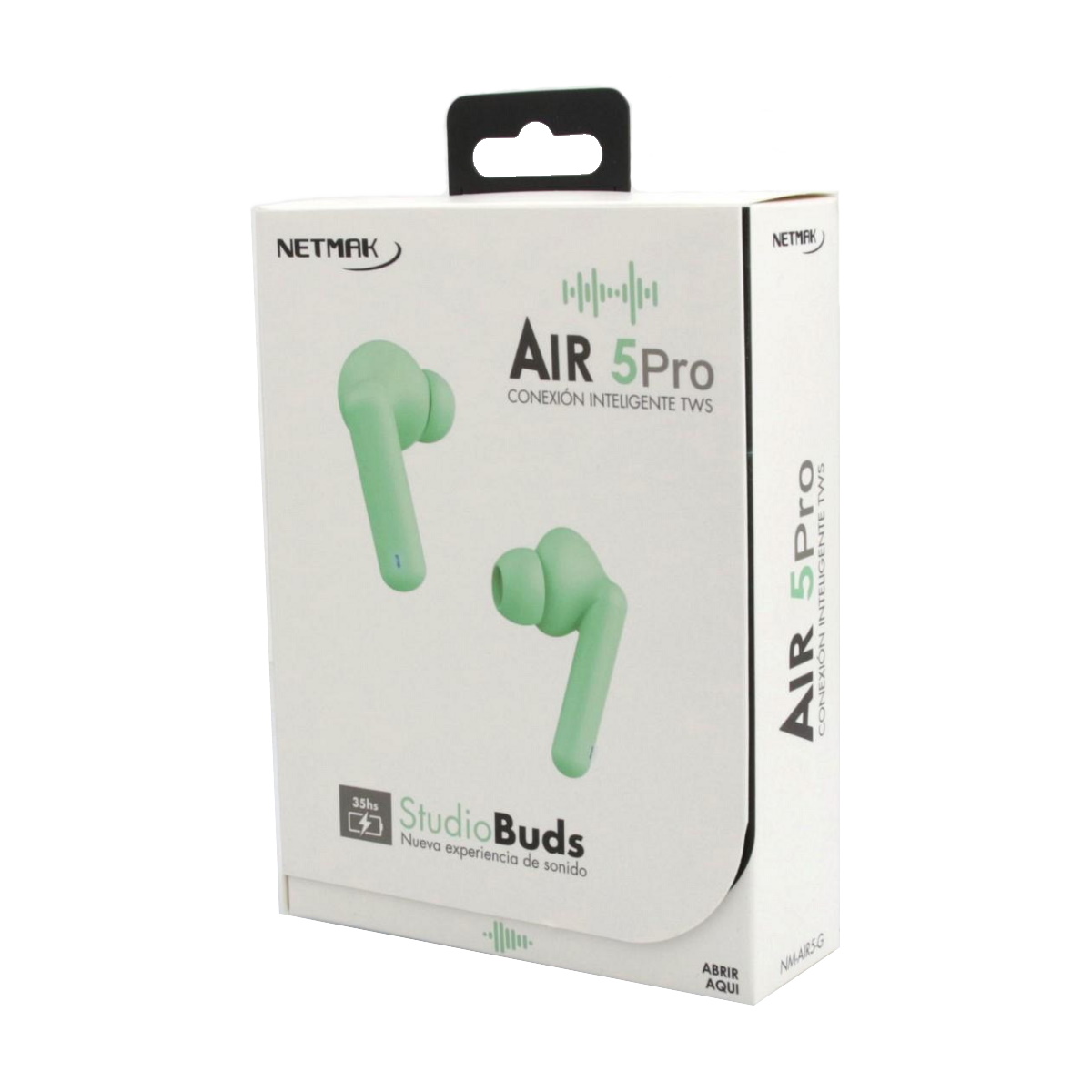 Auriculares Bluetooth In Ear Air 5 Pro NM-AIR5-G Verde Netmak