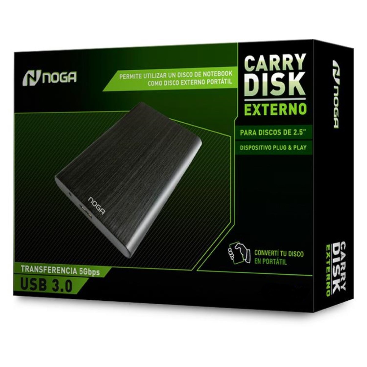 Carry Disk 2.5 USB 3.0 Sata Noga
