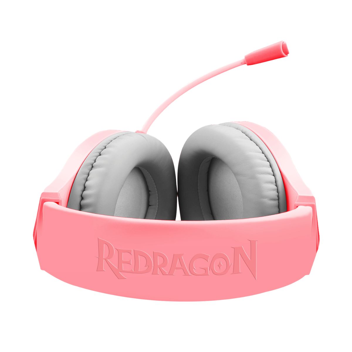 Auriculares Gamer Cable Vincha Hylas H260 RGB Rosa Redragon