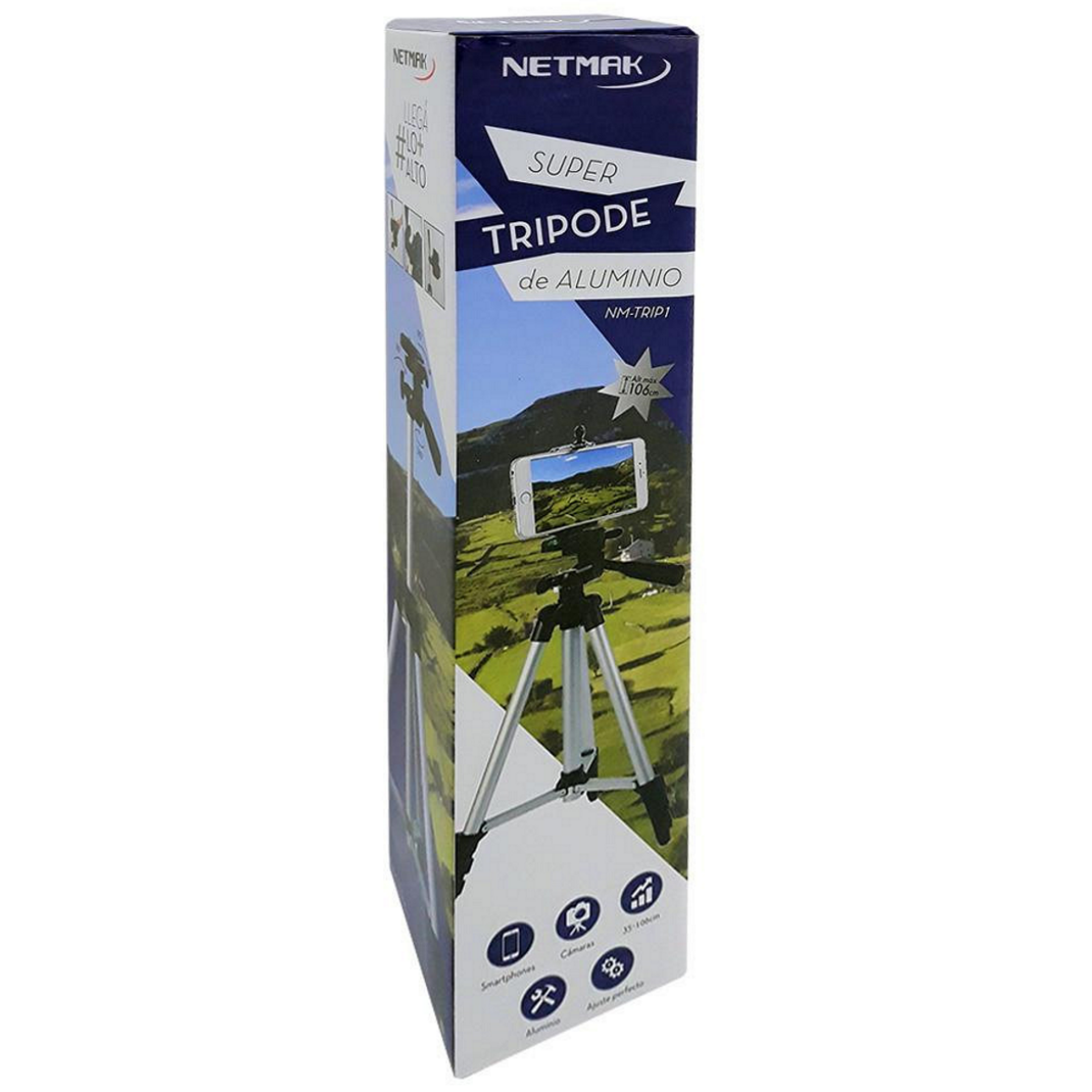 Tripode Celular Soporte 106cm nm-trip1 Netmark
