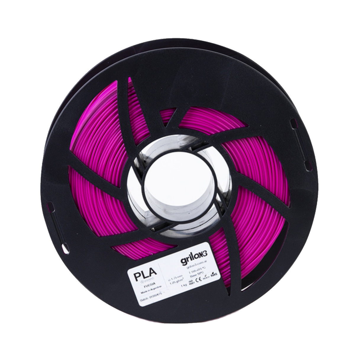 Filamento Pla Fucsia 1.75mm 1Kg Grilon3