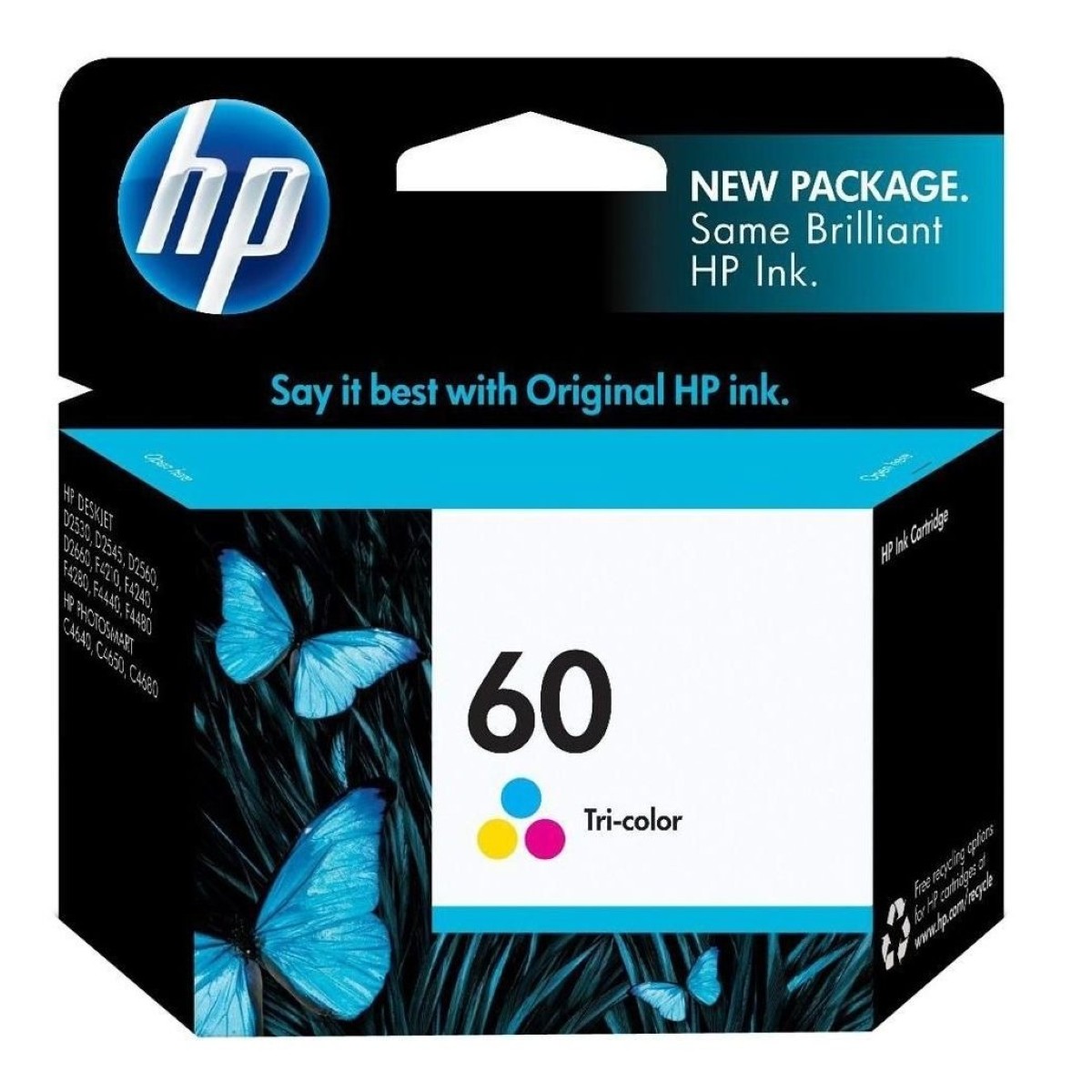 Cartucho HP 60 Tricolor Original