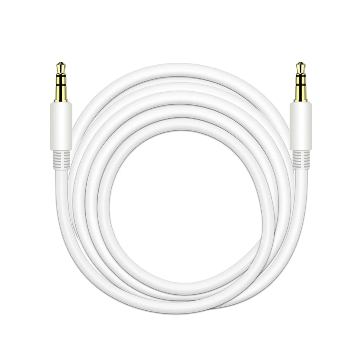 Cable Audio Auxiliar Plug 3.5mm de 2m Blanco Soul