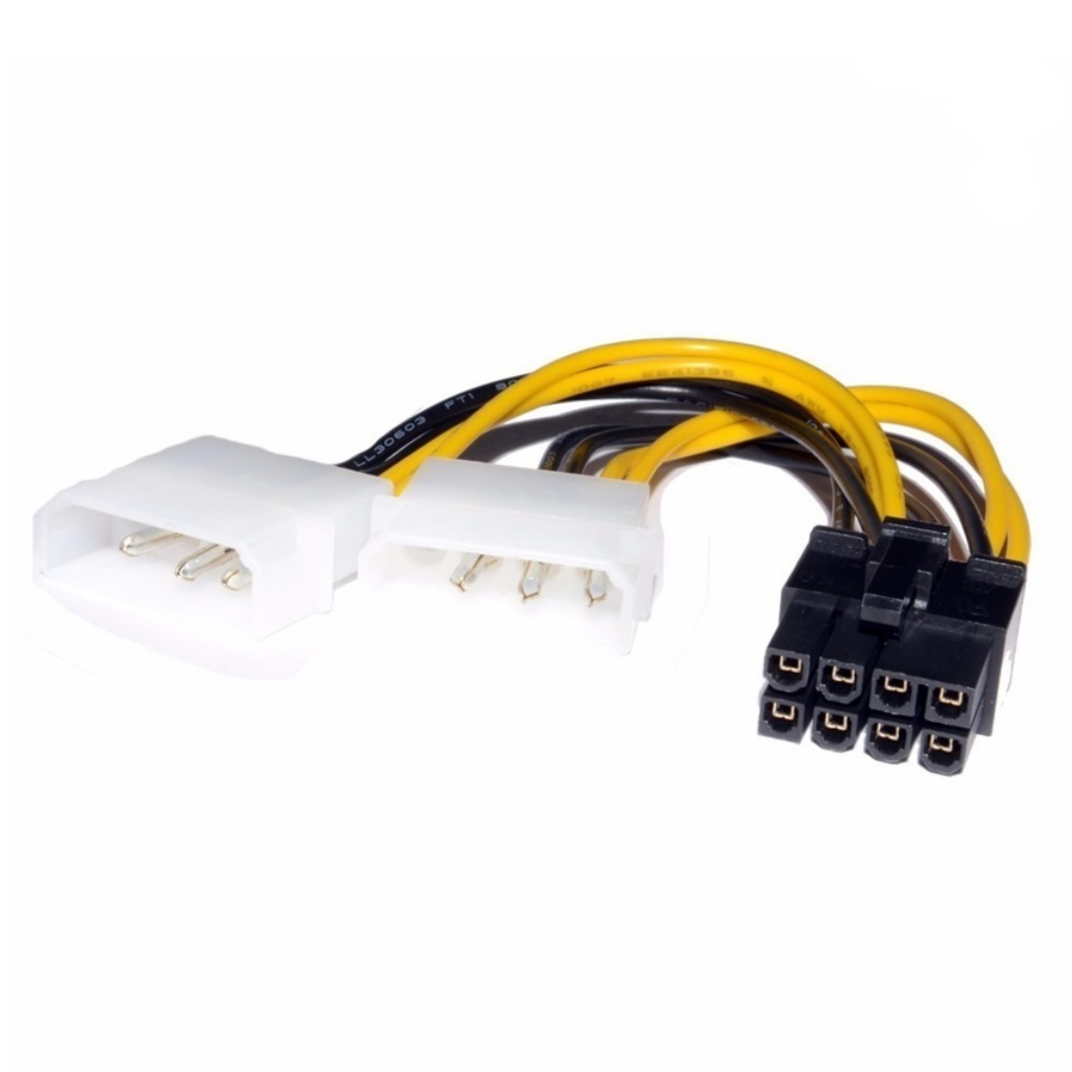 Cable Adaptador 2 Molex A 8 Pin Pci Placa De Video