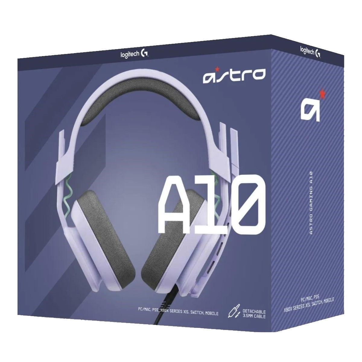 Auriculares Gamer Cable Vincha A10 Xbox/PC/PlayStation - Gen 2 Lila Logitech