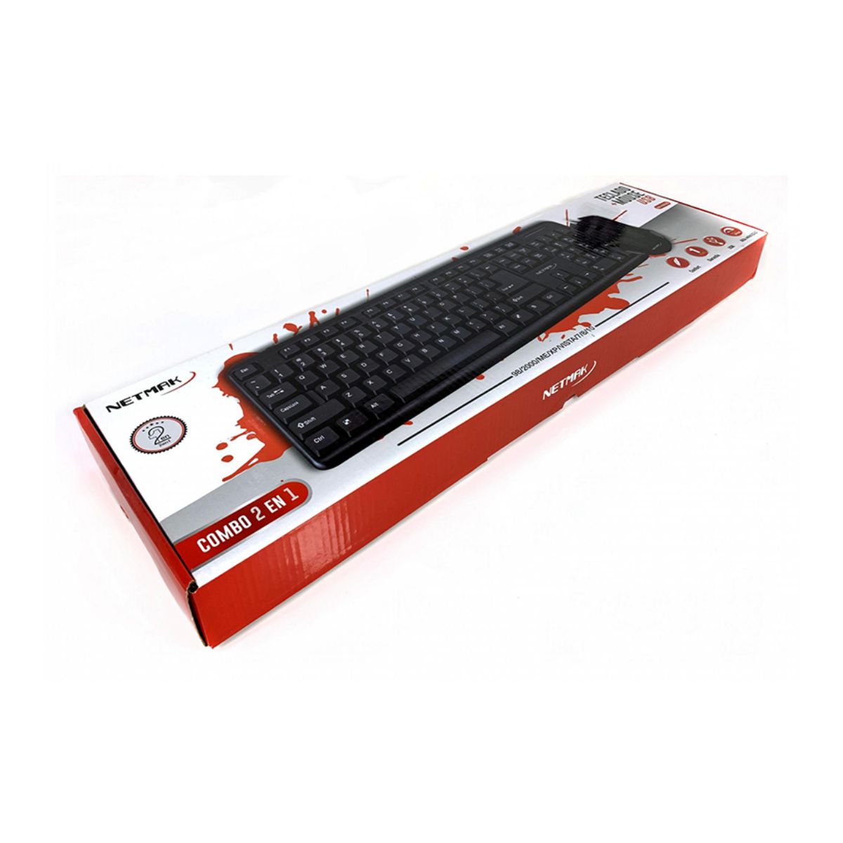 Kit Teclado Mouse NM-KB325 Netmak