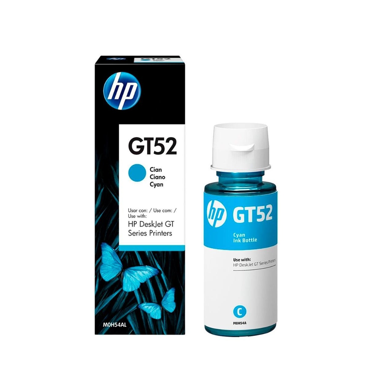Tinta HP Original GT52 Cyan