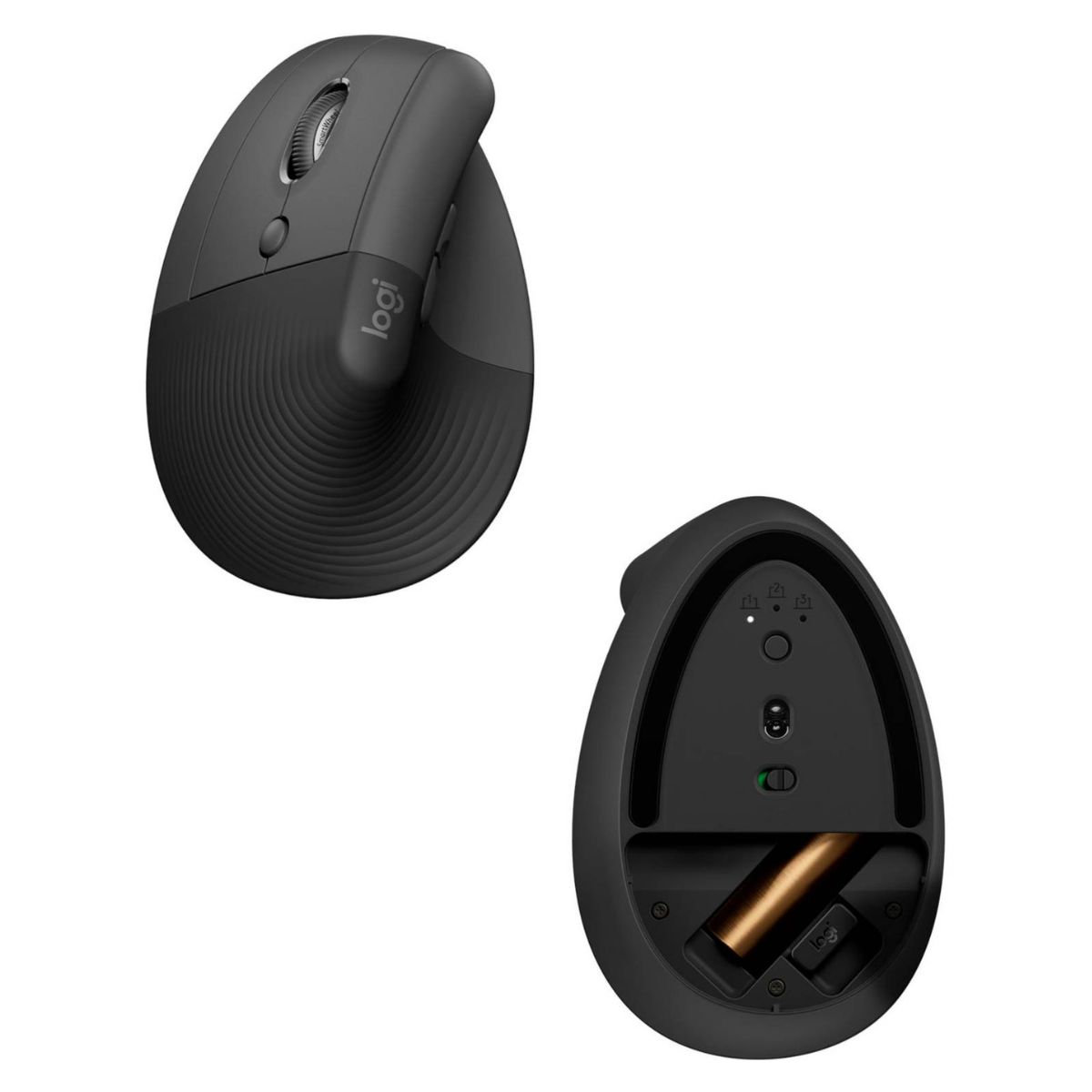 Mouse Lift Vertical Inalambrico Negro Zurdo Logitech