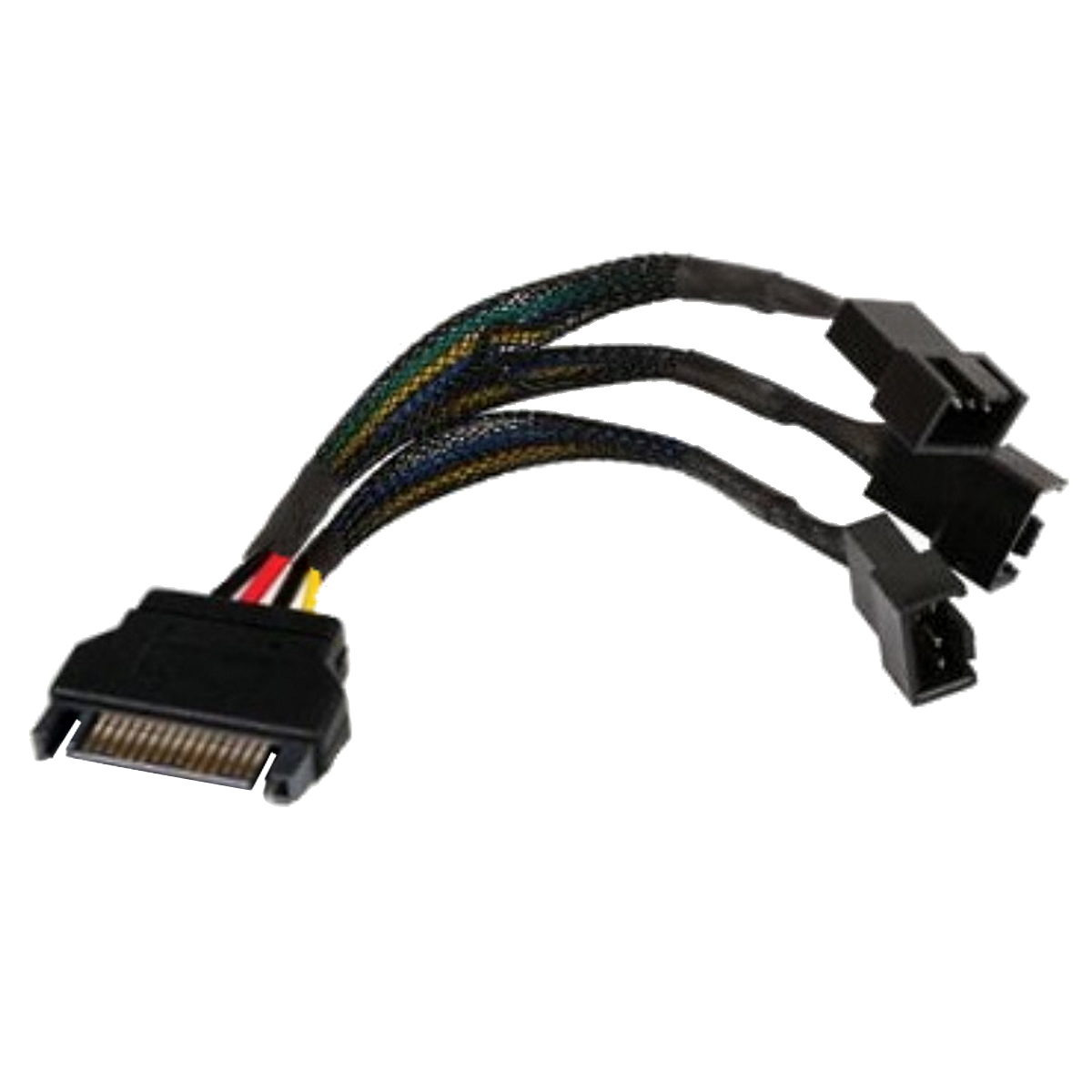 Adaptador Sata Corriente A 3 Conectores 3 Pines Para Cooler