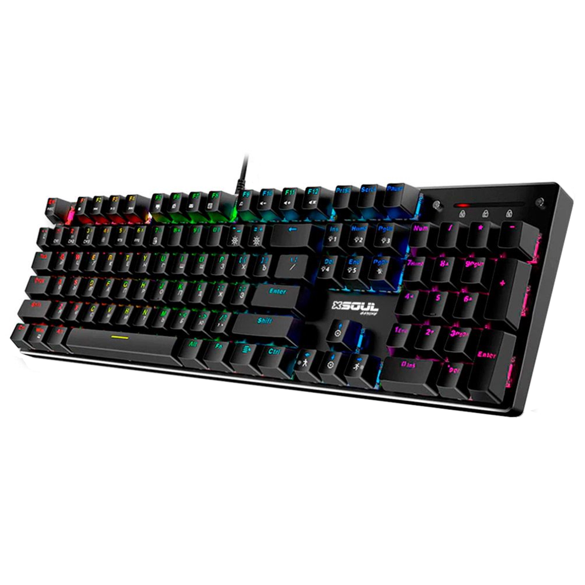Teclado Mecanico Gamer RGB XK800 Switch Blue Soul
