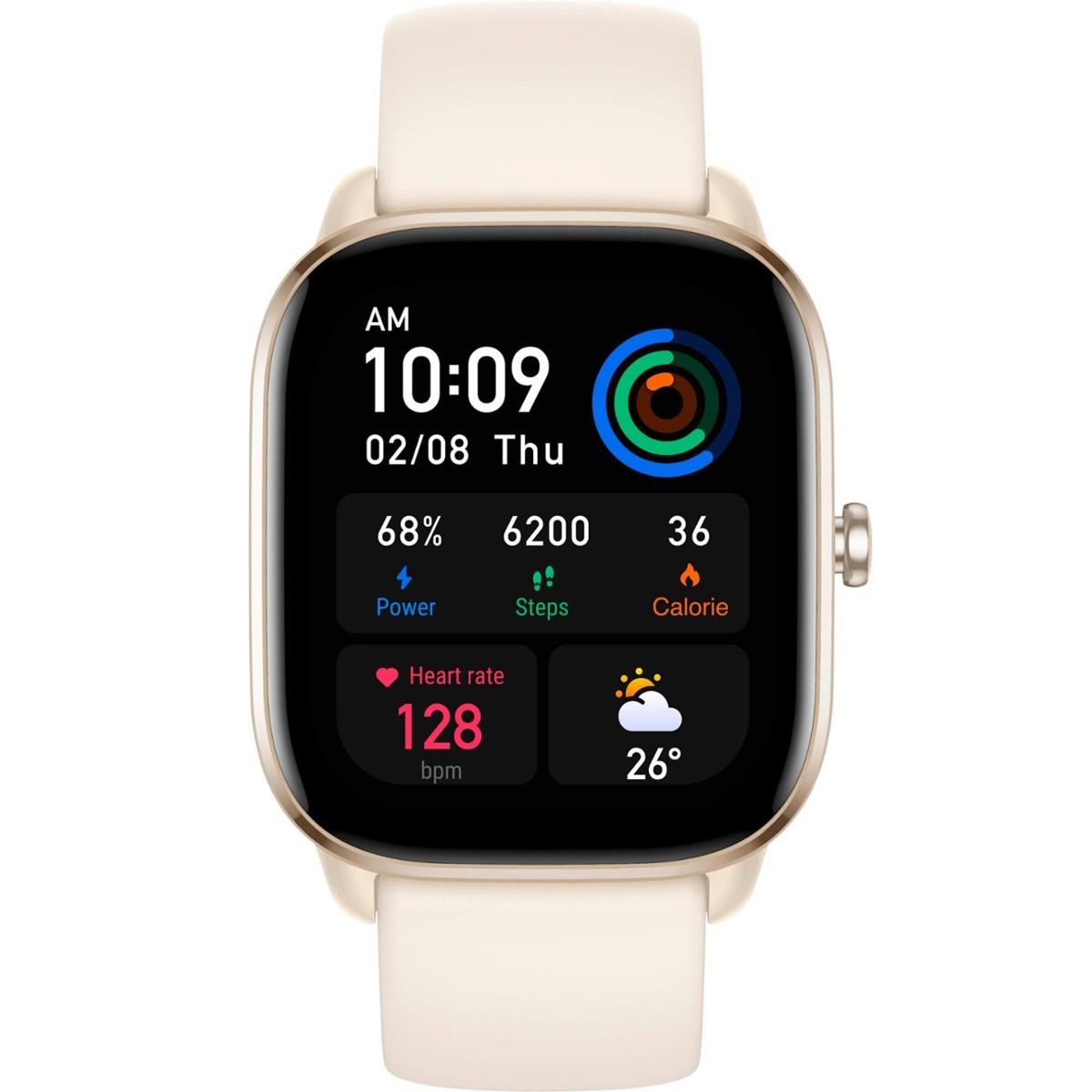 SmartWatch GTS 4 Mini Moonlight White Amazfit