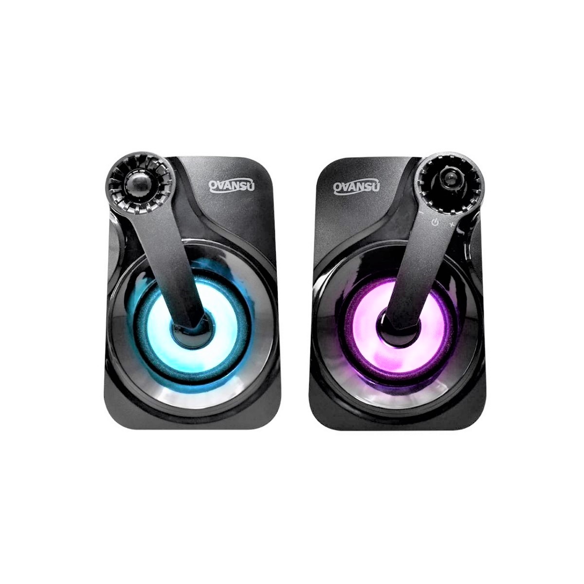 Parlante Usb 2.0 RGB Os-pau42 Nisuta