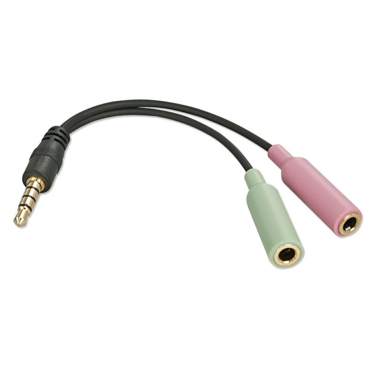 Cable Adaptador 1 Jack 3.5mm a 2 Plug 3.5mm